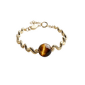 Tiger's Eye Wave Bracelet