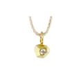 Moissanite Irregular Stain Pendant