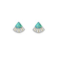 Delicate Opal Stud Earrings