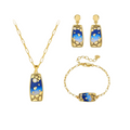 Gradient Enamel Jewelry Set