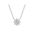 Flower Moissanite Pendant Necklace