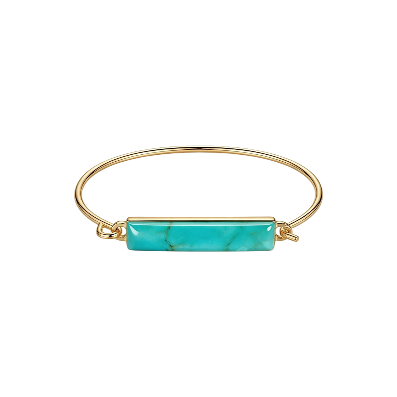 Rectangle Turquoise Bracelet
