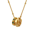 Triple Ring Pendant Necklace